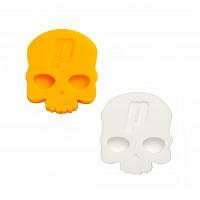 Prince Hydrogen Skull-Damp Vibration Dampener 2-Pack White / Orange